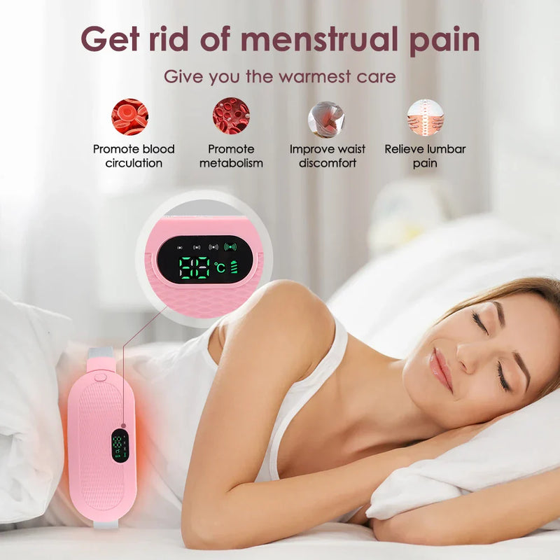 ThermaRelax Pro™ Almohadilla térmica menstrual portátil