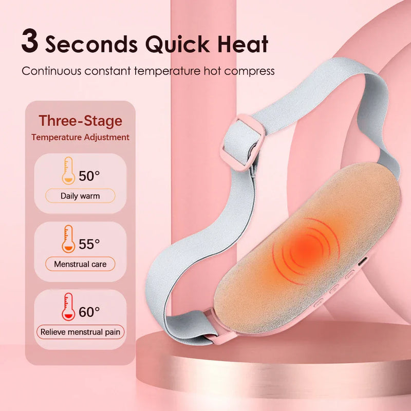 ThermaRelax Pro™ Almohadilla térmica menstrual portátil